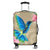 Hawaii Humming Bird Hibiscus Polynesian Luggage Covers - AH Black - Polynesian Pride