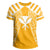 Hawaii Kanaka Football Jersey Polynesian T Shirt Yellow & White Victor Style - Polynesian Pride