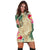 Hawaii Kanaka Maoli Palm Trees Turtle And Sharks Hoodie Dress - AH - Polynesian Pride