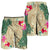 Hawaii Kanaka Maoli Palm Trees Turtle And Sharks Men's Shorts - AH - Polynesian Pride