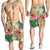 Hawaii Kanaka Maoli Plumeria Palm Trees Hammer Shark Men's Shorts - AH - Polynesian Pride