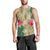 Hawaii Kanaka Maoli Plumeria Palm Trees Hammer Shark Tank Top - AH Black - Polynesian Pride