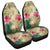 Hawaii Kanaka Maoli Plumeria Palm Trees Hammer Shark Car Seat Covers - AH Universal Fit Black - Polynesian Pride