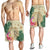 Hawaii Kanaka Maoli Polynesian Flowers Turtle Men's Shorts - AH - Polynesian Pride