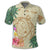 Hawaii Kanaka Maoli Polynesian Flowers Turtle Polo Shirt - Polynesian Pride