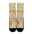 Hawaii Kanaka Maoli Polynesian Flowers Turtle Crew Socks - AH - Polynesian Pride