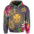 Hawaiian Kanaka Turtle Hibiscus Plumerian Polynesia Hoodie Alena Style Purple - Polynesian Pride