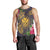 Hawaii Kanaka Turtle Hibiscus Plumerian Polynesia Tank Top - Alena Style Purple - AH Black - Polynesian Pride