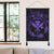 Hawaii Kanaka Turtle Hibiscus Polynesian Hanging Poster - Anthea Style Purple - AH - Polynesian Pride