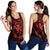 Hawaii Kanaka Turtle Hibiscus Polynesian Racerback Tank - Anthea Style Red - AH Black - Polynesian Pride