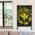 Hawaii Kanaka Turtle Hibiscus Polynesian Hanging Poster - Anthea Style Yellow - AH - Polynesian Pride