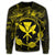 Hawaii Kanaka Turtle Hibiscus Polynesian Sweatshirt - Anthea Style Yellow - AH - Polynesian Pride