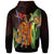 Hawaii Zip Hoodie Hawaii King With Bird of Paradise - Polynesian Pride