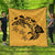 Hawaii Love Animal Polynesian Premium Quilts - AH Black - Polynesian Pride