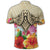 Hawaii Manta Ray Tropical Hibiscus Plumeria Polynesian Polo Shirt - Polynesian Pride