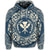 Hawaiian Map Classic Floral Hoodie Blue - Polynesian Pride