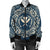 Hawaii Map Classic Floral Bomber Jacket Blue - AH - Polynesian Pride