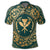 Hawaii Map Classic Floral Polo Shirt Green - Polynesian Pride