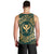 Hawaii Map Classic Floral Tank Top Green - AH - Polynesian Pride