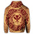 Hawaiian Map Classic Floral Hoodie Red - Polynesian Pride