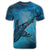 Hawaii Map Kanaka Galaxy Shark T Shirt - Polynesian Pride