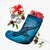 Hawaii Map Kanaka Galaxy Shark Christmas Stocking - AH - Polynesian Pride