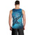 Hawaii Map Kanaka Galaxy Shark Tank Top - AH - Polynesian Pride