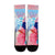 Hawaii Map Kanaka Hibiscus Polynesian Turtle Swimming Crew Socks - Sweet Dream Style - AH - Polynesian Pride