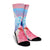 Hawaii Map Kanaka Hibiscus Polynesian Turtle Swimming Crew Socks - Sweet Dream Style - AH - Polynesian Pride