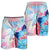 Hawaii Map Kanaka Hibiscus Polynesian Turtle Swimming Men's Shorts - Sweet Dream Style - AH - Polynesian Pride