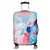 Hawaii Map Kanaka Hibiscus Polynesian Turtle Swimming Luggage Covers - Sweet Dream Style - AH Black - Polynesian Pride