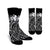 Hawaii Map Kanaka Polynesian Hula Girl Crew Socks - AH - J5R Crew Socks White - Polynesian Pride