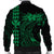 Hawaii Map Kanaka Polynesian Hula Girl Bomber Jacket Green - AH - J5R - Polynesian Pride