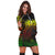 Hawaii Map Kanaka Polynesian Hula Girl Hoodie Dress Reggae - AH - J5R - Polynesian Pride