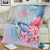 Hawaii Map Kanaka Turtle Galaxy Night Plumeria Hibiscus Premium Blankets - AH - Polynesian Pride