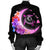 Hawaii Map Moon Star Turtle Plumeria Hibiscus Bomber Jacket - AH - Polynesian Pride