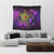 Hawaii Map Turtle Galaxy Tapestry - AH - Purple - Polynesian Pride