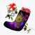 Hawaii Map Turtle Galaxy Christmas Stocking - AH - Purple - Polynesian Pride