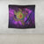 Hawaii Map Turtle Galaxy Tapestry - AH - Purple - Polynesian Pride