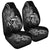 Hawaii Map Turtle Hibiscus Divise Polynesian Car Seat Covers - AH Universal Fit Black - Polynesian Pride