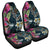 Hawaii Map Turtle Swimming Hibiscus Plumeria Moana Car Seat Covers - AH Universal Fit Black - Polynesian Pride