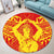 Hawaii Mauna Kea Pele Polynesian Round Carpet - AH - Polynesian Pride