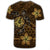 Hawaii Mix Polynesian Turtle Plumeria T Shirt Nick Style Brown - Polynesian Pride