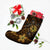 Hawaii Mix Polynesian Turtle Plumeria Christmas Stocking - AH - Nick Style - Brown - Polynesian Pride