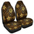 Hawaii Mix Polynesian Turtle Plumeria Car Seat Covers - AH - Nick Style - Brown Universal Fit Black - Polynesian Pride