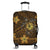 Hawaii Mix Polynesian Turtle Plumeria Luggage Covers - AH - Nick Style - Brown Black - Polynesian Pride