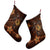 Hawaii Mix Polynesian Turtle Plumeria Christmas Stocking - AH - Nick Style - Orange - Polynesian Pride