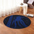 Hawaii Octopus KaKau Polynesian Round Carpet - Blue - AH - Polynesian Pride