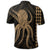 Hawaii Octopus KaKau Polynesian Polo Shirt Gold - Polynesian Pride