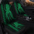 Hawaii Octopus KaKau Polynesian Car Seat Covers - Green - AH - Polynesian Pride